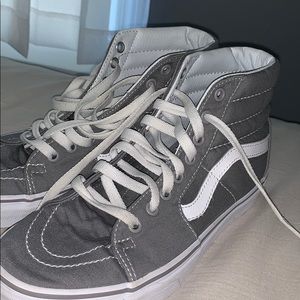 Dark Gray Hightop Vans